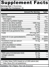 Hair Nutrition Complex Gummies